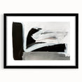 Large Abstract Wall Art – Monochrome Modern Painting in Gray & White