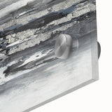 Calming Landscape Acrylic Print – Monochrome Abstract Art