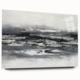 Calming Landscape Acrylic Print – Monochrome Abstract Art