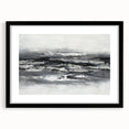 Calming Landscape Acrylic Print – Monochrome Abstract Art