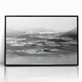 Calming Landscape Acrylic Print – Monochrome Abstract Art