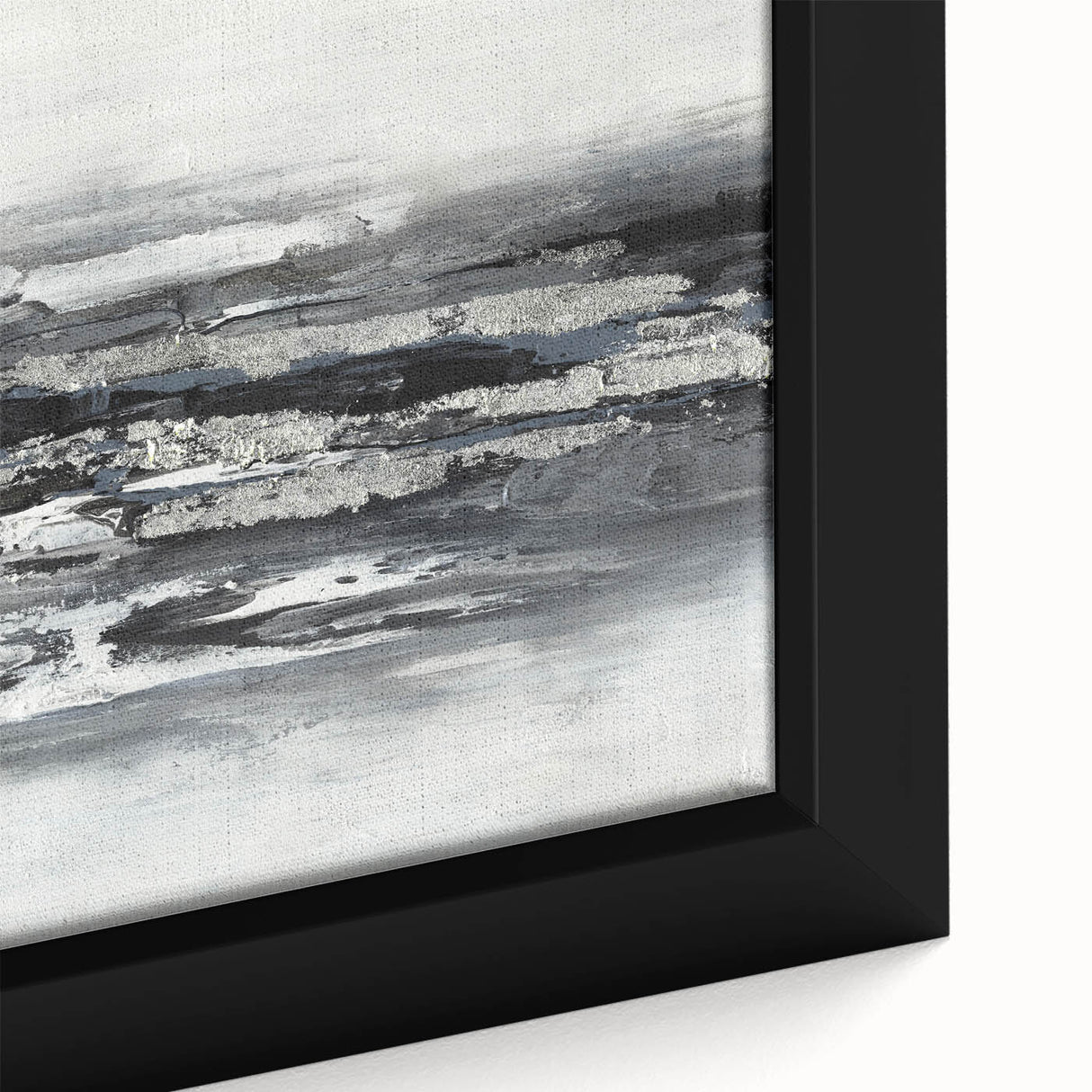 Calming Landscape Acrylic Print – Monochrome Abstract Art