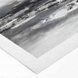 Calming Landscape Acrylic Print – Monochrome Abstract Art