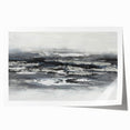 Calming Landscape Acrylic Print – Monochrome Abstract Art