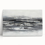 Calming Landscape Acrylic Print – Monochrome Abstract Art