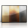 Luxury Gold, Bronze, and Silver Abstract Wall Art - Metallic Canvas