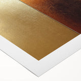 Luxury Gold, Bronze, and Silver Abstract Wall Art - Metallic Canvas