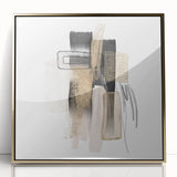 Abstract Geometric Framed Art – Minimalist Wall Art for Interiors
