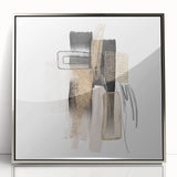 Abstract Geometric Framed Art – Minimalist Wall Art for Interiors