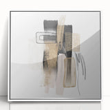 Abstract Geometric Framed Art – Minimalist Wall Art for Interiors