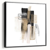 Abstract Geometric Framed Art – Minimalist Wall Art for Interiors