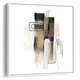 Abstract Geometric Framed Art – Minimalist Wall Art for Interiors