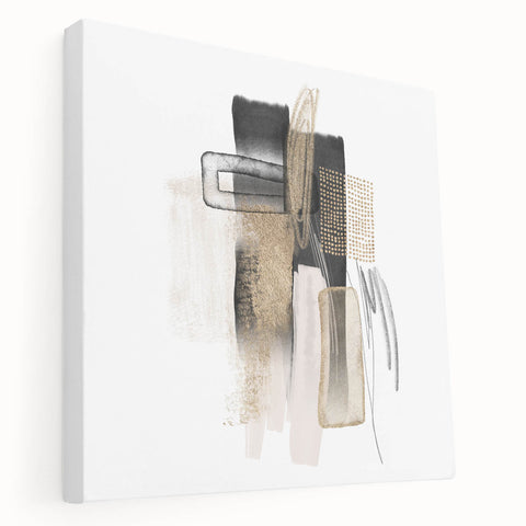 Abstract Geometric Framed Art – Minimalist Wall Art for Interiors