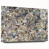 Peaceful Scenery Framed Art – Earthy Abstract Landscape