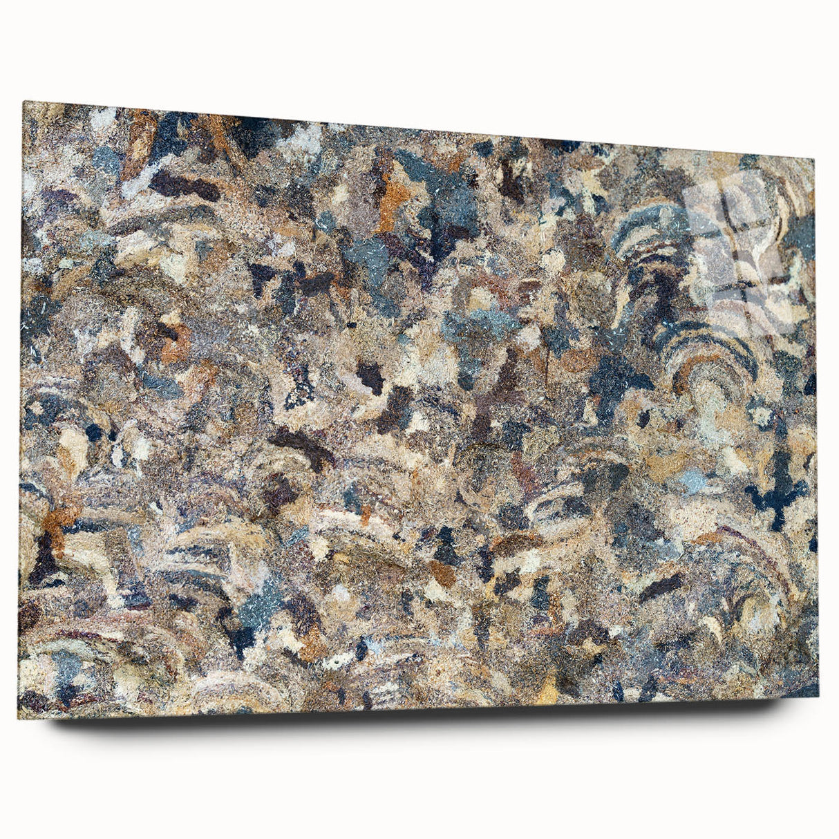 Peaceful Scenery Framed Art – Earthy Abstract Landscape