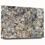 Peaceful Scenery Framed Art – Earthy Abstract Landscape