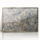 Peaceful Scenery Framed Art – Earthy Abstract Landscape