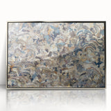 Peaceful Scenery Framed Art – Earthy Abstract Landscape