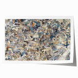 Peaceful Scenery Framed Art – Earthy Abstract Landscape