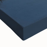 Contemporary Framed Abstract Art – Yellow, Gray, and Deep Blue Form