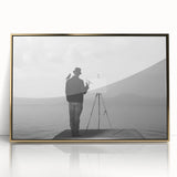 Modern Cityscape Wall Art – Surreal Artist Reflection Print