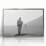 Modern Cityscape Wall Art – Surreal Artist Reflection Print