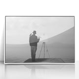 Modern Cityscape Wall Art – Surreal Artist Reflection Print