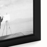 Modern Cityscape Wall Art – Surreal Artist Reflection Print