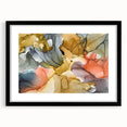 Warm Tones Abstract Fluid Canvas Art - Contemporary Fluid Artwork