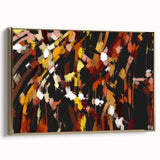 Autumn Sparks Energy – Colorful Abstract Wall Hangings in Bold Tones