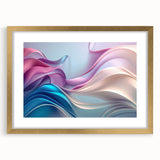 Elegant Abstract Art Design – Blue, Lilac & Pink Luxury Canvas