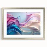 Elegant Abstract Art Design – Blue, Lilac & Pink Luxury Canvas