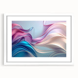 Elegant Abstract Art Design – Blue, Lilac & Pink Luxury Canvas