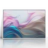 Elegant Abstract Art Design – Blue, Lilac & Pink Luxury Canvas