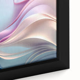 Elegant Abstract Art Design – Blue, Lilac & Pink Luxury Canvas