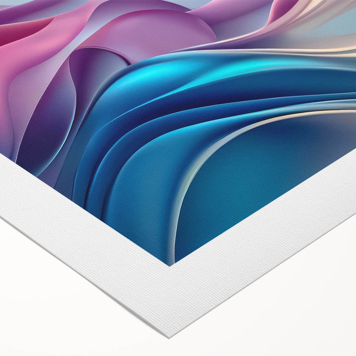 Elegant Abstract Art Design – Blue, Lilac & Pink Luxury Canvas