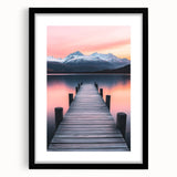 Tranquil Pier Sunset – Scenic Landscape & Nature Art Prints
