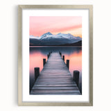 Tranquil Pier Sunset – Scenic Landscape & Nature Art Prints