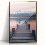 Tranquil Pier Sunset – Scenic Landscape & Nature Art Prints