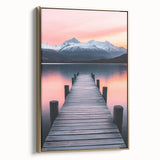 Tranquil Pier Sunset – Scenic Landscape & Nature Art Prints