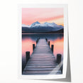 Tranquil Pier Sunset – Scenic Landscape & Nature Art Prints