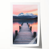 Tranquil Pier Sunset – Scenic Landscape & Nature Art Prints