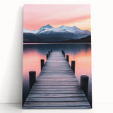 Tranquil Pier Sunset – Scenic Landscape & Nature Art Prints