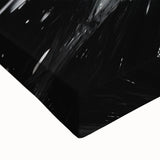 Bold Black and White Abstract Wall Art - Expressive Brushstroke Canvas