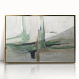 Minimal Sage Balance – Geometric Abstract Art Prints for Interiors
