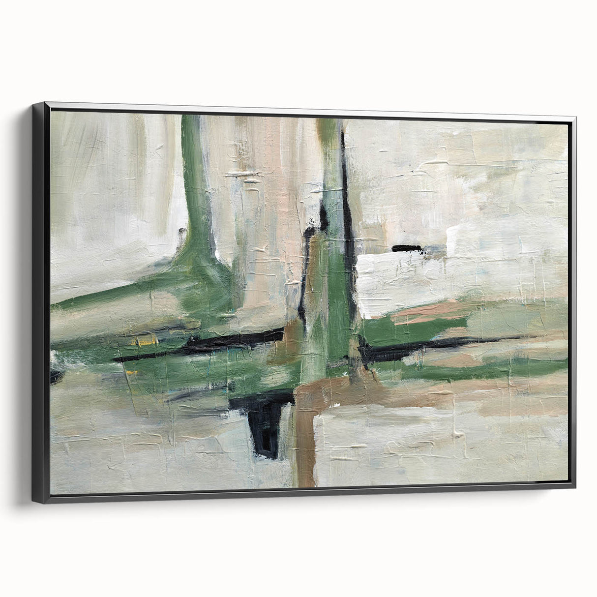 Minimal Sage Balance – Geometric Abstract Art Prints for Interiors