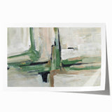 Minimal Sage Balance – Geometric Abstract Art Prints for Interiors