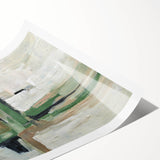 Minimal Sage Balance – Geometric Abstract Art Prints for Interiors