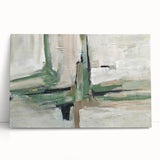 Minimal Sage Balance – Geometric Abstract Art Prints for Interiors