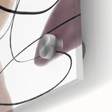 Earthen Harmony Abstracts – Neutral Minimalist Line Art Wall Print